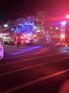 Thursday night’s smoke was detected on the fourth floor of the library. Students safely re-entered after firefighters discovered that the fire was occuring near Malone Stadium.